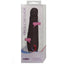  Mini Silicone Classic Long John Vibrator is a battery-operated waterproof silicone sex toy w/ 7 vibration modes + a ridged phallic head & veins for a realistic feel! Black. Package.