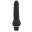 Mini Silicone Classic Trojan Vibrator has 7 vibration modes + a phallic head & veiny texture for extra stimulation. Black.