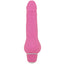 Mini Silicone Classic Trojan Vibrator has 7 vibration modes + a phallic head & veiny texture for extra stimulation. Pink.
