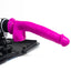 Realistic dildo has a straight veiny shaft & a suction cup for hands-free solo or partnered strap-on fun. With sex machine.