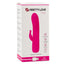  Pretty Love Omar Mini Flickering Rabbit Vibrator has 2 flickering tongue-like teasers on a clitoral rabbit & a contoured insertable head for dual external & internal stimulation. Package.