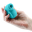  Revel Starlet Clitoral Air Pulse Stimulator is disguised as a beautiful silicone seashell & offers contactless clitoral orgasms at the touch of a button! Teal. On-hand.