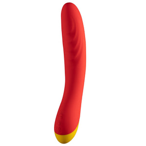 Romp Hype Ribbed G-Spot Vibrator has a flexible, ergonomic curved design with a ribbed G-spot tip, delivering 6 vibration speeds & 4 patterns for your pleasure. (4)
