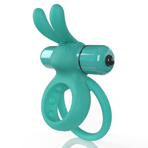  Screaming O 4B Ohare Deep Bass Vibrating Cock & Ball Ring has a new 4B motor for deep, rumbling vibrations that keep the wearer's erection harder for longer while pleasing a partner's clitoris! Kiwi. (2)