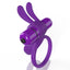  Screaming O 4B Ohare Deep Bass Vibrating Cock & Ball Ring has a new 4B motor for deep, rumbling vibrations that keep the wearer's erection harder for longer while pleasing a partner's clitoris! Purple. (3)