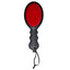  Sex & Mischief Amor Double-Sided Fluffy Spanking Paddle is perfect for BDSM beginners w/ its soft, fluffy side for light love taps & a firm faux leather side for stronger spanking.