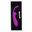 Sexyland Embrace G-Spot & Clitoral Suction Vibrator has 10 vibration modes in a petite ribbed G-spot head & a flexible neck to perfectly align 7 suction modes in the hollow chamber w/ your clitoris! Purple. Accessories.