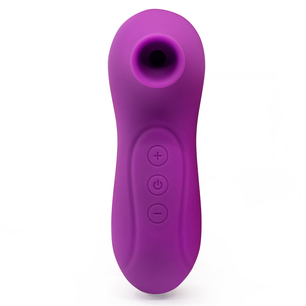 Sexyland Excite Discreet Clitoral Suction Stimulator has 10 clitoral suction modes in a lightweight, travel-friendly body & is whisper-quiet for discreet play. Purple. (2)
