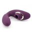 Sexyland Pamper G-Spot Thumping & Clitoral Suction Stimulator has a 10-mode oscillating G-spot pad in a ribbed insertable head & a flexible neck to align 10 clitoral suction modes in the hollow chamber. Purple. (3)