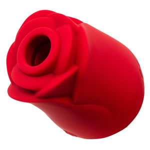 Sexyland Rose Ravish 2-In-1 Clitoral Suction Stimulator surrounds your clitoris w/ 6 contactless suction modes & 6 licking modes in the vibrating tongue-like stimulator for oral fun. Sucking head.