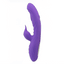 Sexyland Rumble Double Thumping G-Spot Rabbit Vibrator has 7 thumping modes in dual-sided thumping G-spot pads & 7 independent vibration modes in the shaft + clitoral arm for simultaneous stimulation! Purple GIF