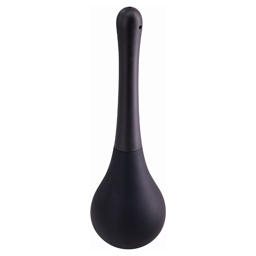 Clean yourself before sex with the Squeeze Clean Anal Douche! Features 3 nozzle openings and holds 190ml. Black.