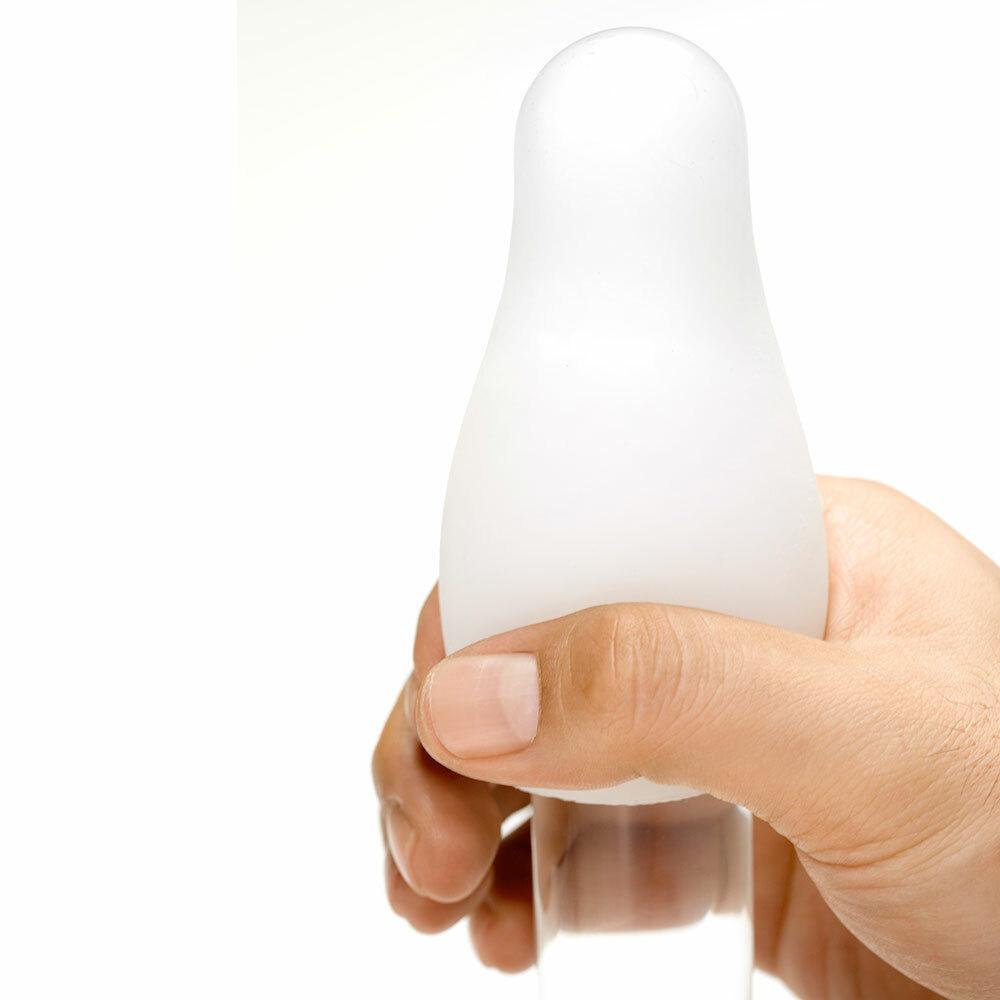 Tenga's Hard Boiled Egg masturbators are made w/ firm gel for intense stimulation from the interior texture & are disposable for your convenience. On-hand.