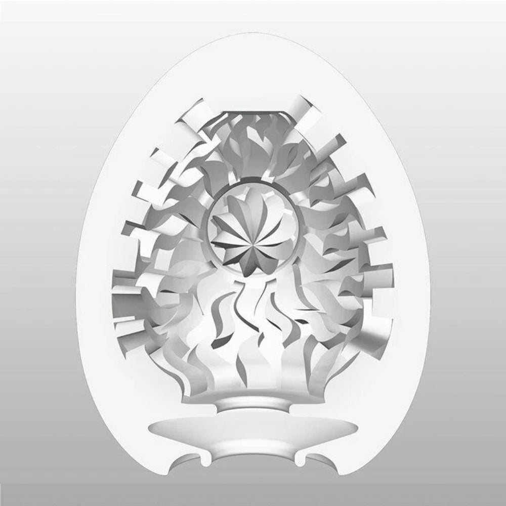 Tenga's Pride Edition Egg has the SHINY texture & is among the best disposable male masturbators around! Proceeds support sexual minorities globally. Inner structure. 