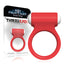 Thrill of Joy Puria Vibrating Silicone Cock Ring has 1 vibration mode & keeps erections harder for longer + increases stamina so you can enjoy longer, more intense sexual encounters... Red. Package.