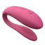 We-Vibe Sync Lite App-Compatible Couples Vibrator has 10 tantalising vibration modes packed into an adjustable C-shaped body & is app-compatible for more ways to play. Pink.