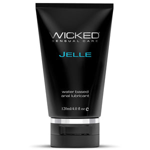 Wicked Jelle is an extra thick & slick water-based personal anal lubricant. Glycerine-, paraben- & desensitiser-free for your safety, sensation & anal pleasure! 120ml.