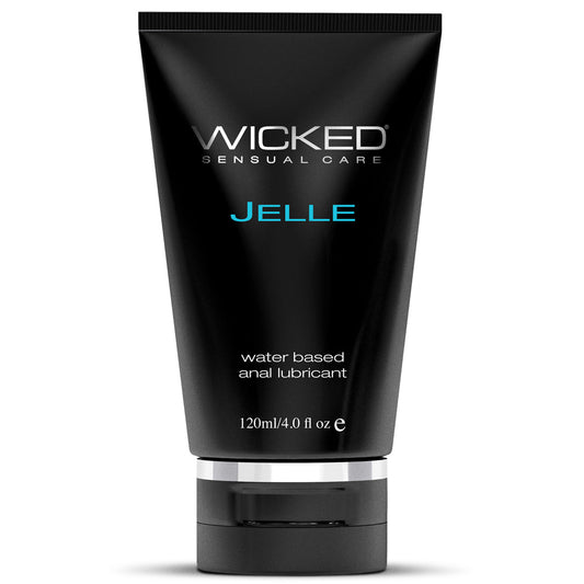 Wicked Jelle is an extra thick & slick water-based personal anal lubricant. Glycerine-, paraben- & desensitiser-free for your safety, sensation & anal pleasure! 120ml.