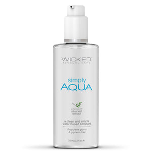 This vegan water-based lube is pH-balanced & never gets sticky. Enhanced with olive leaf extract for moisturising & biostatic properties. 70ml.