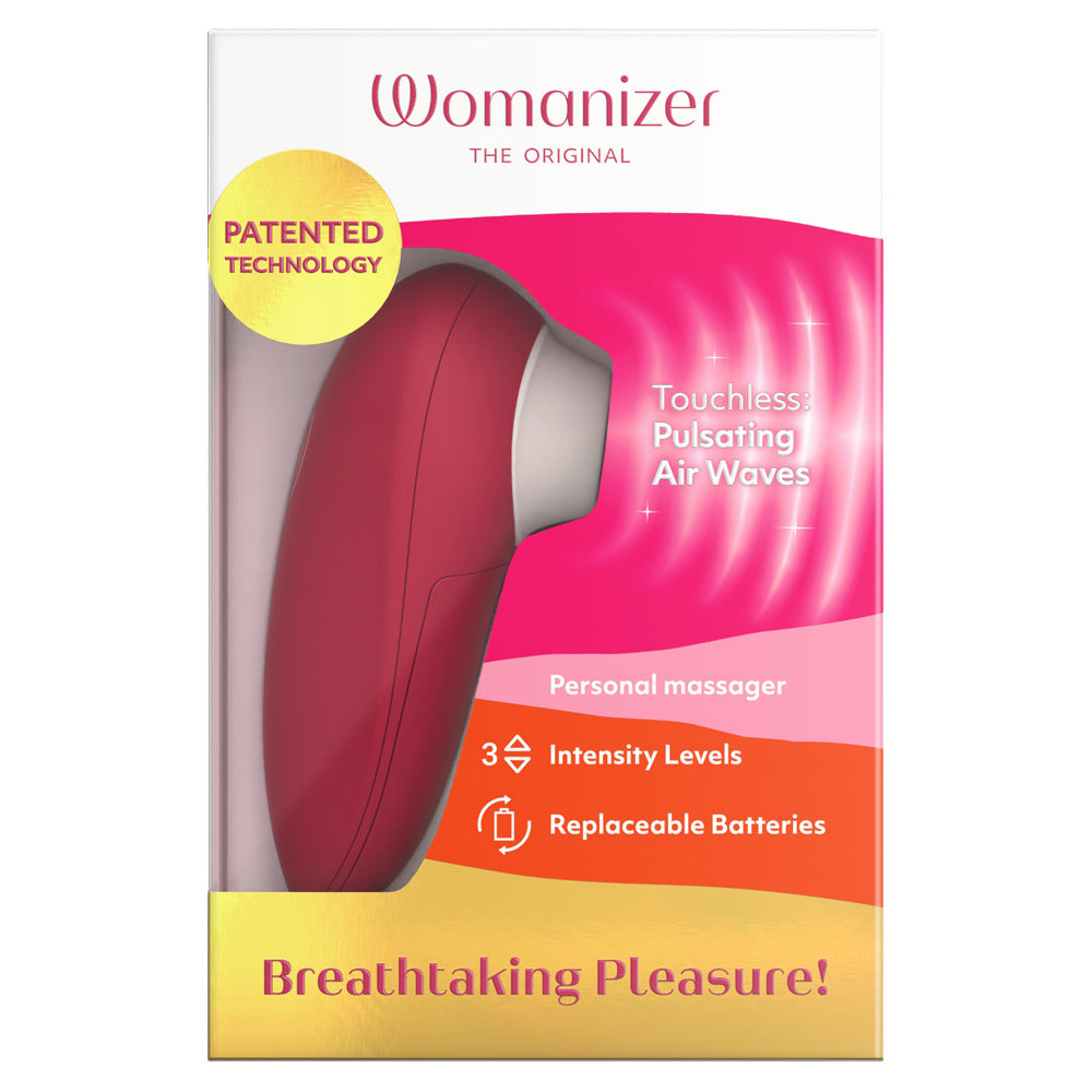  Womanizer Mini Clitoral Stimulator is one of the best women's sex toys for beginners, using Pleasure Air Technology to deliver contactless clitoral orgasms! Package.