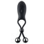 Zero Tolerance Big Bang Tapping Lasso Cock Ring With Swinging Balls can be worn multiple ways & has a 10-mode oscillating motor for tapping stimulation while the stainless steel balls swing underneath you! (2)