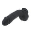 X-Men - 8.5" Realistic Silicone Dildo - 003 - realistically shaped liquid silicone dildo has a phallic G/P-spot head & a veiny shaft for natural-feeling penetration + a suction cup for hands-free fun. Black (3)