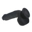 X-Men - 8.5" Realistic Silicone Dildo - 003 - realistically shaped liquid silicone dildo has a phallic G/P-spot head & a veiny shaft for natural-feeling penetration + a suction cup for hands-free fun. Black (4)