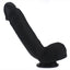 X-Men - 8.5" Realistic Silicone Dildo - 003 - realistically shaped liquid silicone dildo has a phallic G/P-spot head & a veiny shaft for natural-feeling penetration + a suction cup for hands-free fun. Black (2)