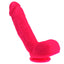 X-Men - 8.5" Realistic Silicone Dildo - 003 - realistically shaped liquid silicone dildo has a phallic G/P-spot head & a veiny shaft for natural-feeling penetration + a suction cup for hands-free fun. Pink