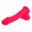 X-Men - 8.5" Realistic Slim Curved Silicone Dildo - long, slim dildo has a realistic shape w/ a slight curve & bulbous head for perfect G-spot or P-spot stimulation. Pink (3)