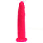 X-Men - 6.5" Straight Slim Realistic Silicone Dildo - beginner-friendly dildo is safe for pegging, anal or vaginal use & has a non-intimidating slender shape w/ a petite phallic head. Pink