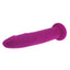 X-Men - 6.5" Straight Slim Realistic Silicone Dildo - beginner-friendly dildo is safe for pegging, anal or vaginal use & has a non-intimidating slender shape w/ a petite phallic head. Purple 3