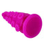X-Men - 7" Tentacle Butt Plug - unique silicone anal plug has a tapered scooped tip that perfectly stimulates the G-spot or P-spot & has pronounced suckers for more texture. Purple, suction cup base