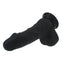X-Men Beginners' Veiny Realistic Silicone Dildo wth Suction Cup - is expertly sculpted w/ a veiny shaft + phallic head for natural-feeling stimulation. Black 2