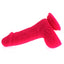 X-Men Beginners' Veiny Realistic Silicone Dildo wth Suction Cup - is expertly sculpted w/ a veiny shaft + phallic head for natural-feeling stimulation. Pink 2