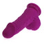 X-Men Beginners' Veiny Realistic Silicone Dildo wth Suction Cup - is expertly sculpted w/ a veiny shaft + phallic head for natural-feeling stimulation. Purple 2