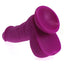 X-Men Beginners' Veiny Realistic Silicone Dildo wth Suction Cup - is expertly sculpted w/ a veiny shaft + phallic head for natural-feeling stimulation. Purple 4