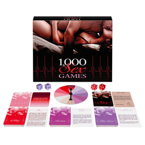 1000 Sex Games - 2-player adult card & dice game combos foreplay, passionate lovemaking & hot plot twists for endless sexy possibilities.