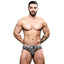 ANDREW CHRISTIAN™ Almost Naked - Pride Polka Dot Brief - rainbow polka dot briefs feature Andrew Christian's waistband & comfy Almost Naked anatomically correct pouch. 3