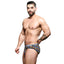 ANDREW CHRISTIAN™ Almost Naked - Pride Polka Dot Brief - rainbow polka dot briefs feature Andrew Christian's waistband & comfy Almost Naked anatomically correct pouch. 5