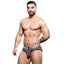 ANDREW CHRISTIAN™ Almost Naked - Pride Polka Dot Brief - rainbow polka dot briefs feature Andrew Christian's waistband & comfy Almost Naked anatomically correct pouch. 4