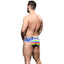 ANDREW CHRISTIAN™ Almost Naked - Star Pride Brief - rainbow stars & stripes briefs feature Andrew Christian's waistband & Almost Naked anatomically correct pouch. 6