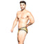ANDREW CHRISTIAN™ Almost Naked - Glam Leopard Brief - gold glitter leopard print briefs feature Andrew Christian's waistband & comfy Almost Naked anatomically correct pouch. 5