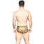 ANDREW CHRISTIAN™ Almost Naked - Glam Leopard Brief - gold glitter leopard print briefs feature Andrew Christian's waistband & comfy Almost Naked anatomically correct pouch. 7