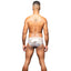 ANDREW CHRISTIAN™ Almost Naked - Golden Tiger Brief - white & gold glitter tiger print briefs feature Andrew Christian's waistband & Almost Naked anatomically correct pouch. 7