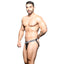 ANDREW CHRISTIAN™ Almost Naked - Rebel Mesh Jock - black mesh jockstrap-style underwear features Andrew Christian's signature waistband & Almost Naked anatomically correct pouch for comfort. 5