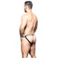 ANDREW CHRISTIAN™ Almost Naked - Rebel Mesh Jock - black mesh jockstrap-style underwear features Andrew Christian's signature waistband & Almost Naked anatomically correct pouch for comfort. 6