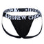 ANDREW CHRISTIAN™ Almost Naked - Rebel Mesh Jock - black mesh jockstrap-style underwear features Andrew Christian's signature waistband & Almost Naked anatomically correct pouch for comfort. 2