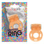 CalExotics® - Vibrating Ring - This vibrating cockring offers couples 1 speed of sensational vibration with bristle-like nubs for clitoral stimulation. Orange pack