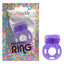 CalExotics® - Vibrating Ring - This vibrating cockring offers couples 1 speed of sensational vibration with bristle-like nubs for clitoral stimulation. Purple pack